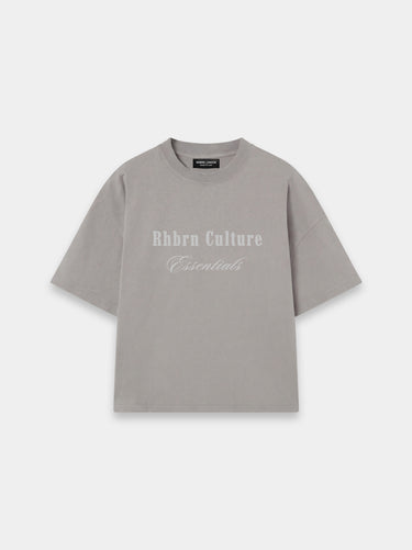 Heavyweight Gray On Gray Tee