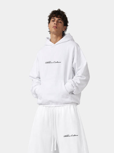 Rhbrn Classic White Heavyweight Hoodie