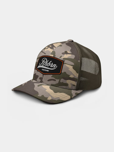 Rhbrn Camouflage trucker hat