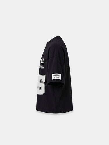 Psychö Nr55 Boxy Black Tee