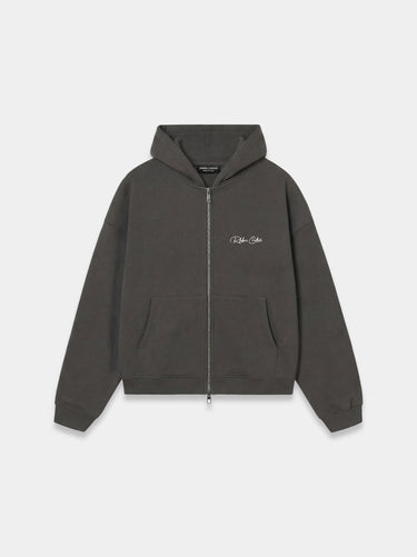 Rhbrn Heavyweight Signature Zip-Up Hoodie