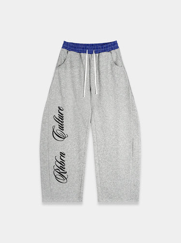 Rhbrn Plaid Barrel Sweatpants