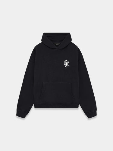Rhbrn White monogram Hoodie