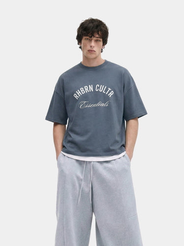 Rhbrn Essentials Gray-Blue Tee