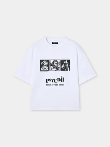 Psychö Spoiled Brats White Tee